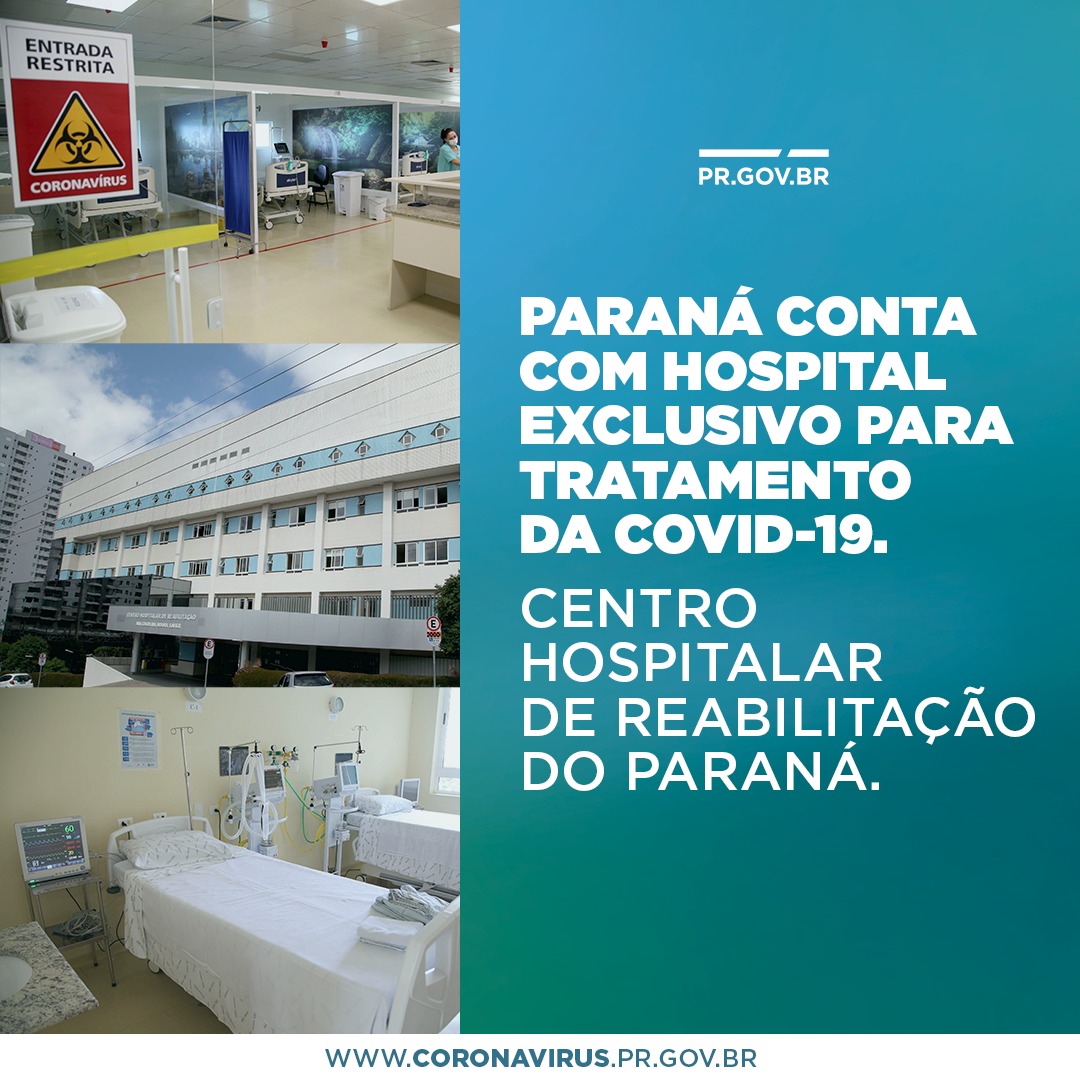 Paraná conta com hospital exclusivo para Covid-19
