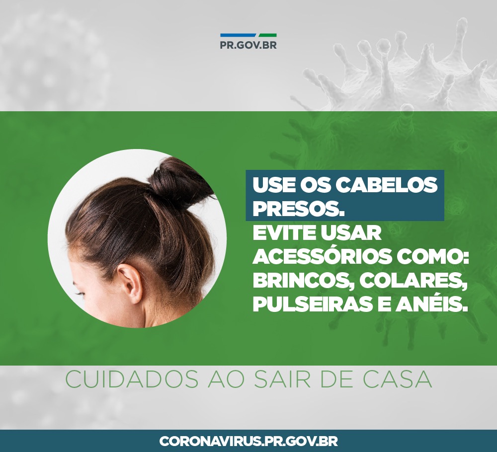 Use os cabelos presos