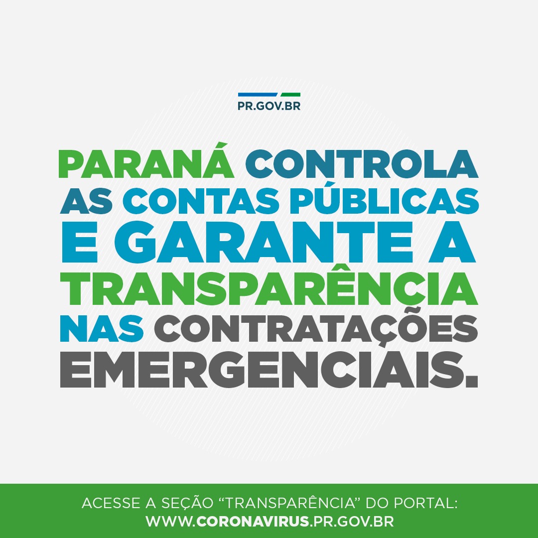 Paraná controla as contas públicas