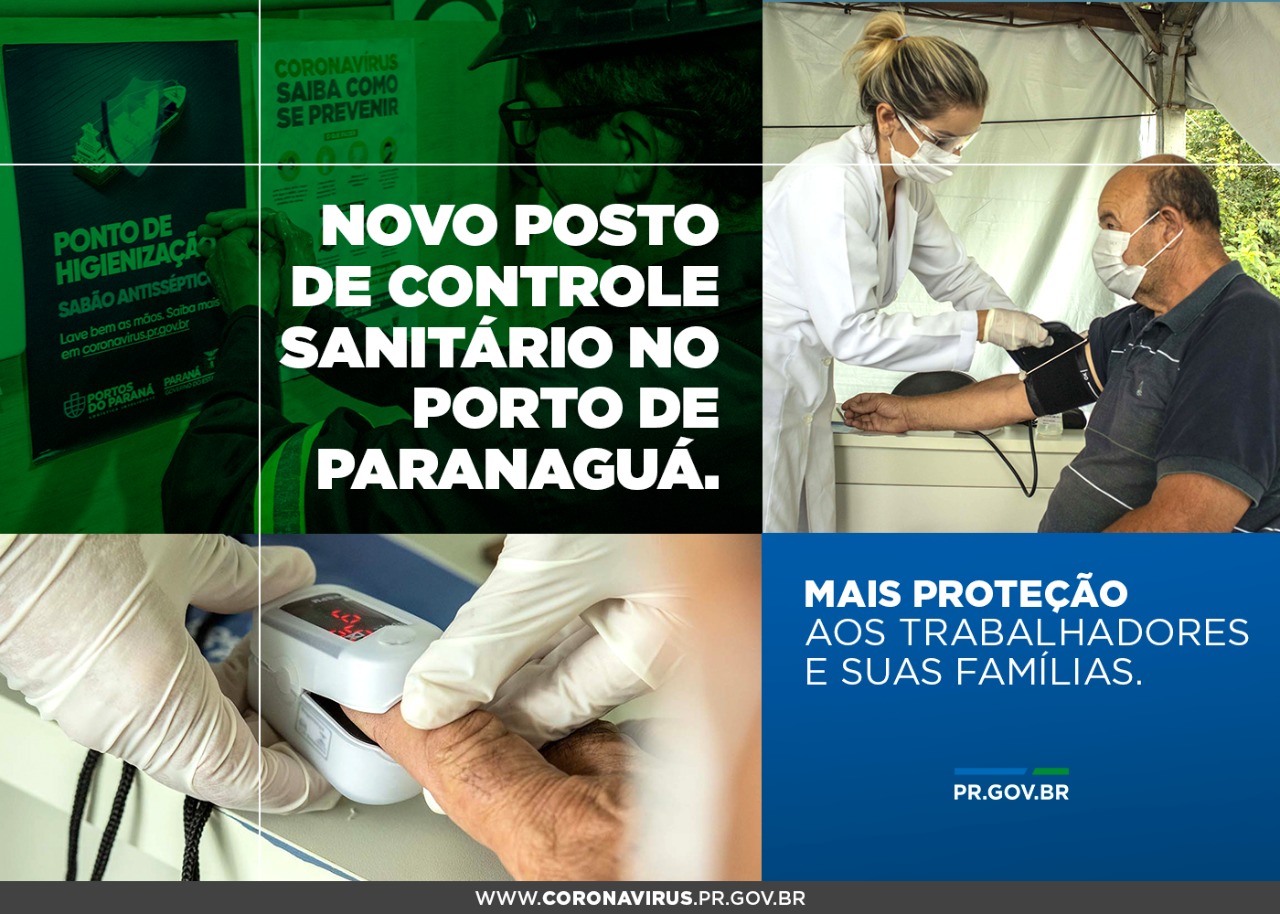Novo posto de controle sanitário no Porto de Paranaguá