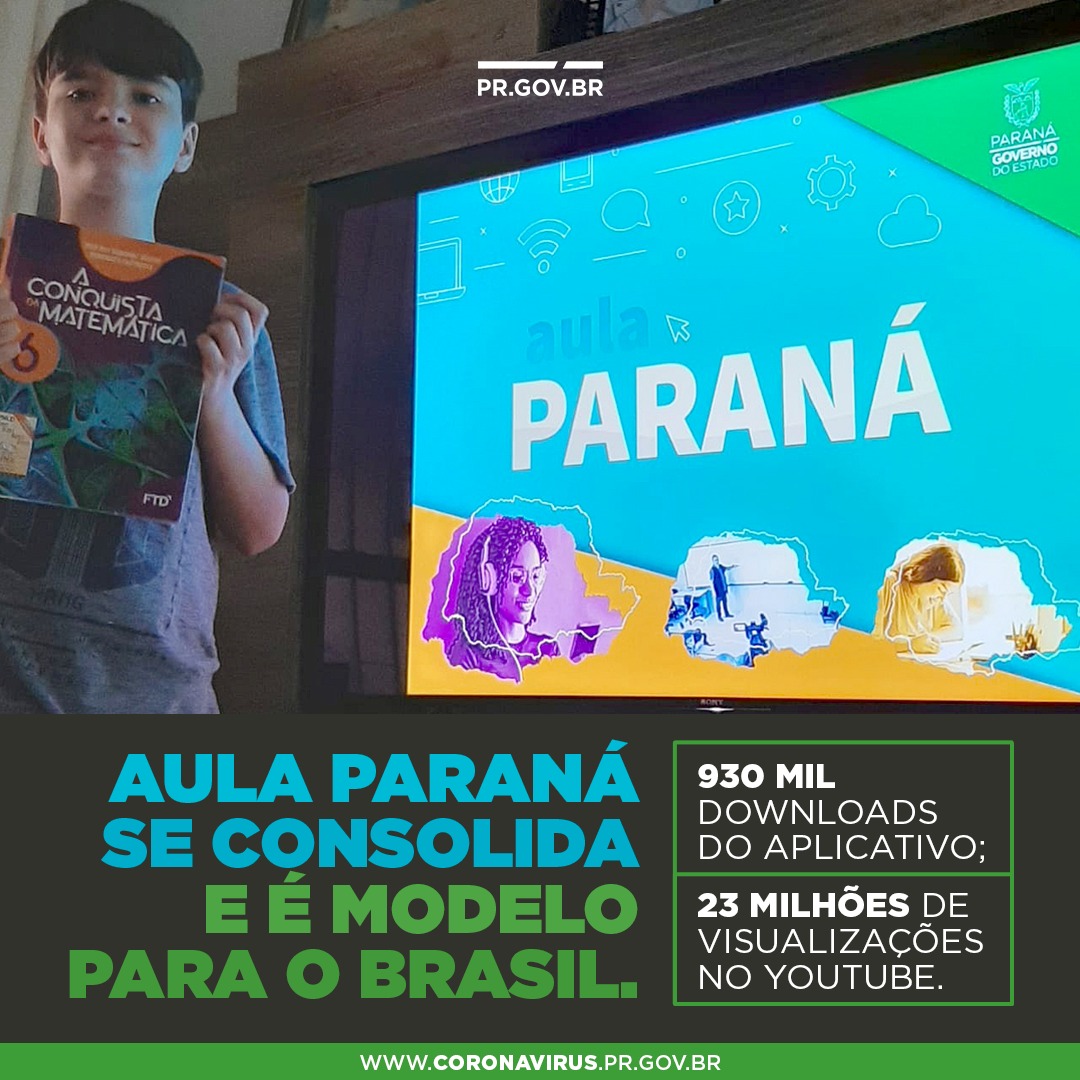 Aula Paraná se consolida e é modelo para o Brasil