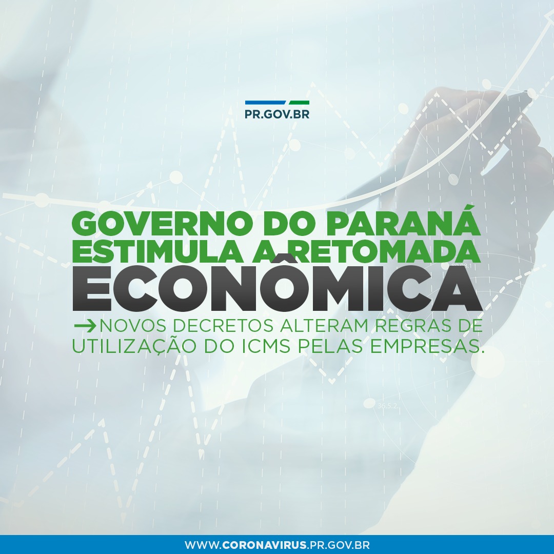 Governo do Paraná estimula a retomada econômica