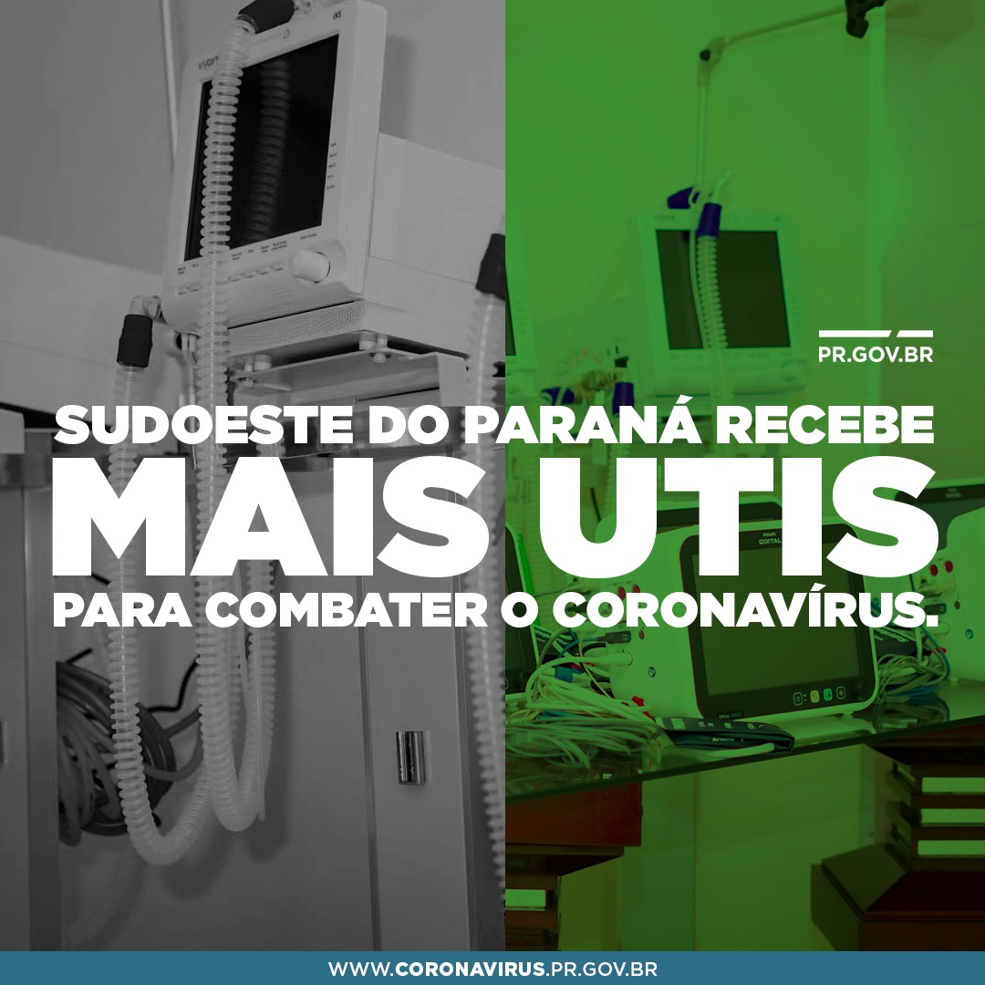 Sudoeste do Paraná recebe mais UTIs para combater o coronavírus