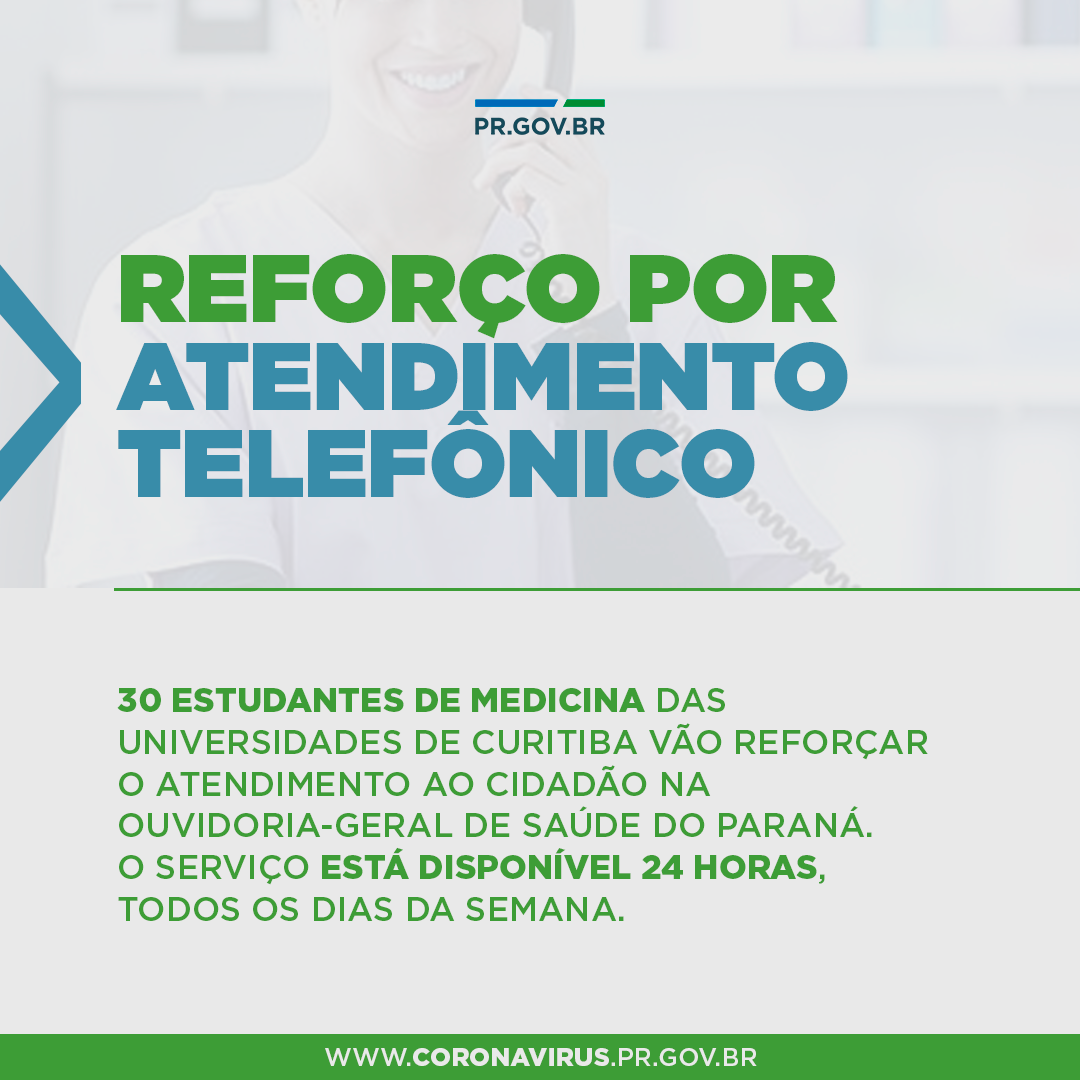 Reforço por atendimento telefônico