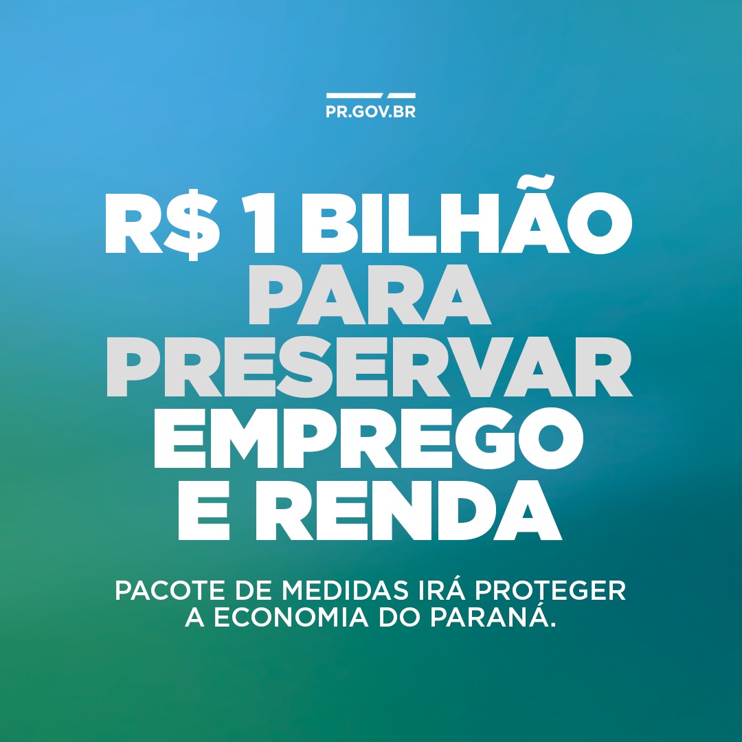 1 bilhão para preservar emprego e renda