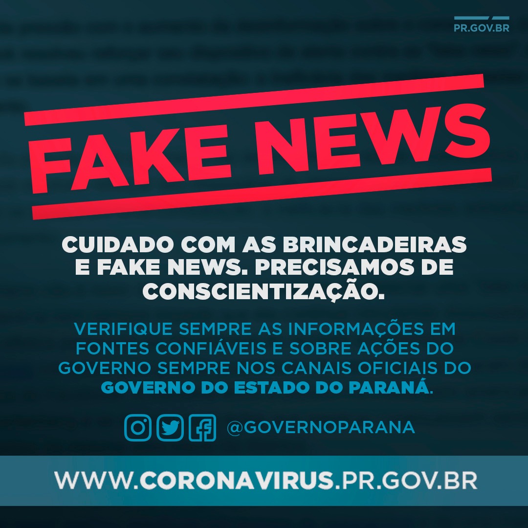 Cuidado com as Fake News