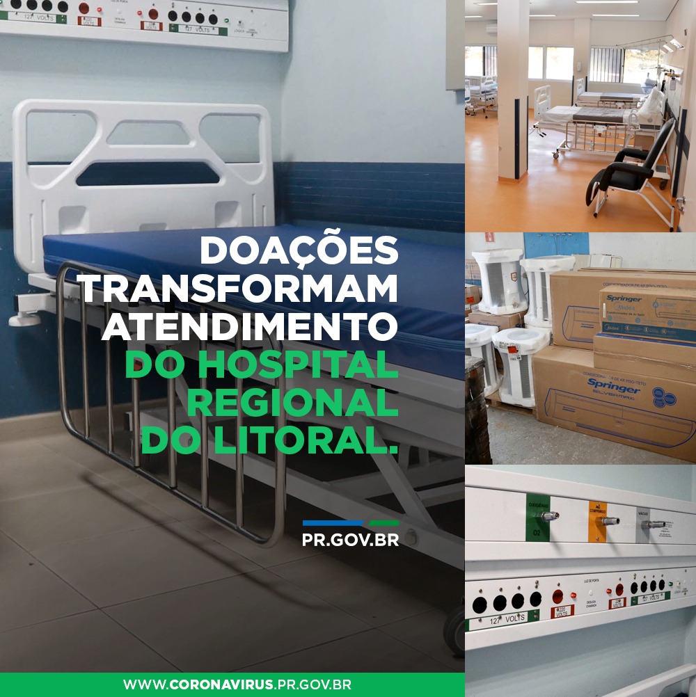 Doações transformam atendimento do hospital reginal do litoral