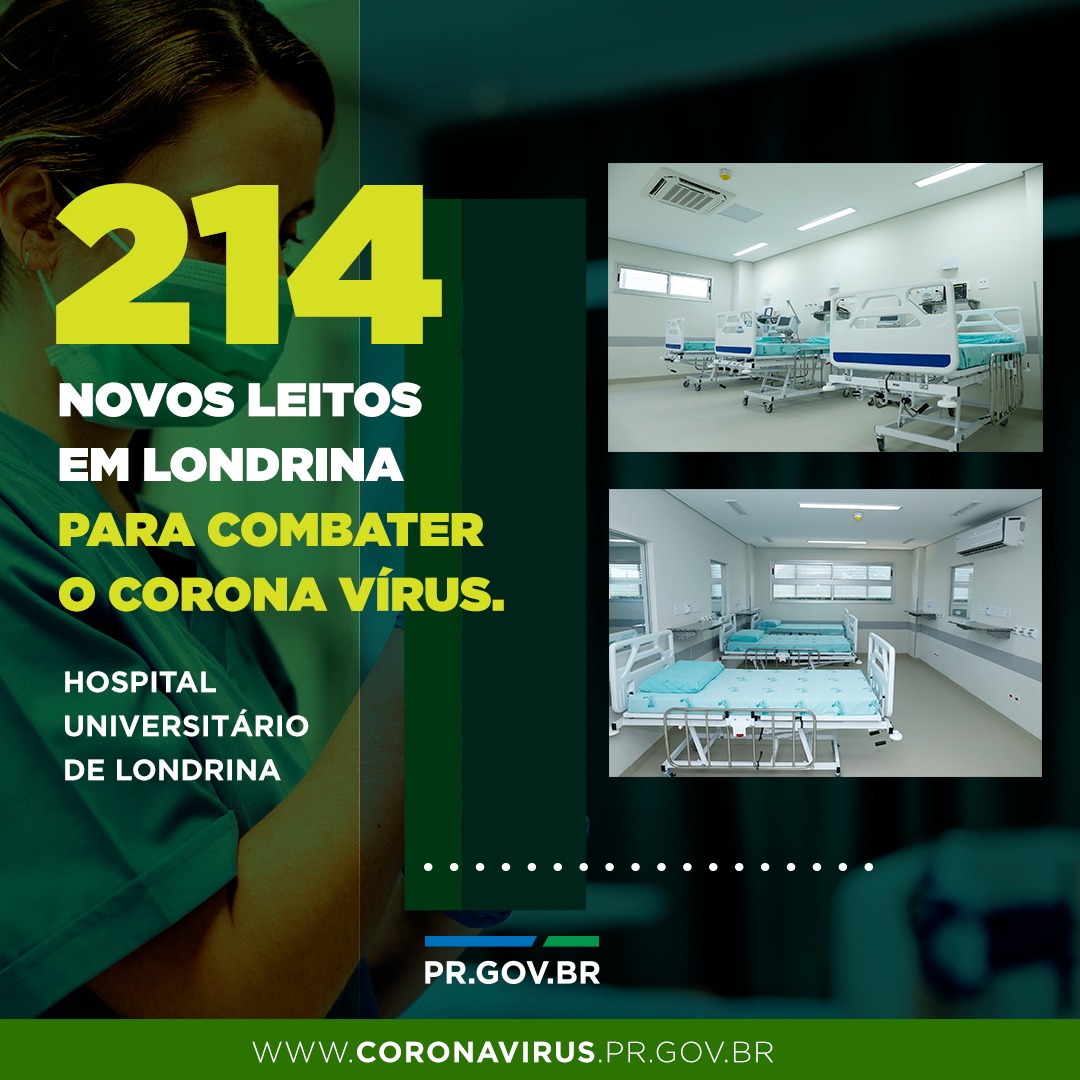 214 novos leitos em Londrina