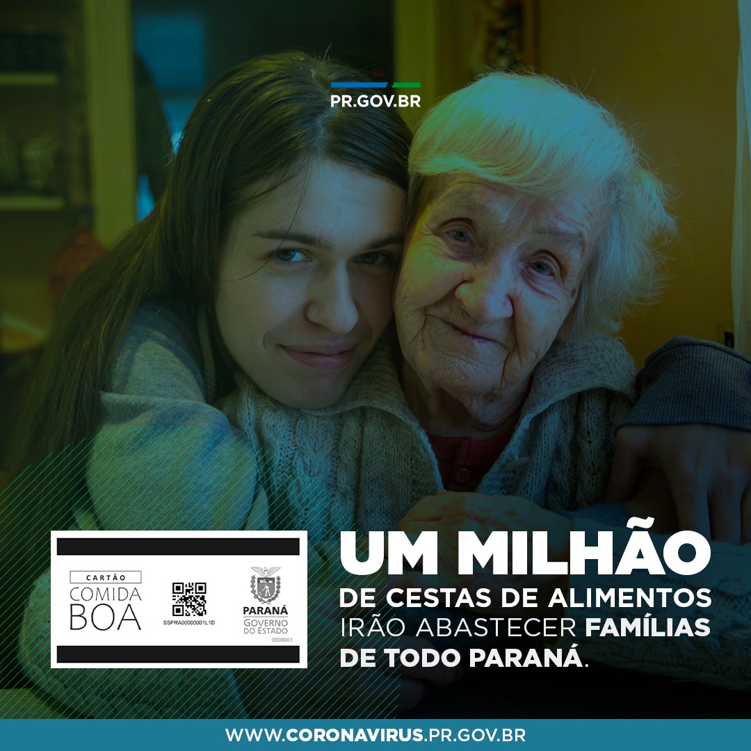 Um milhão de cestas de alimentos