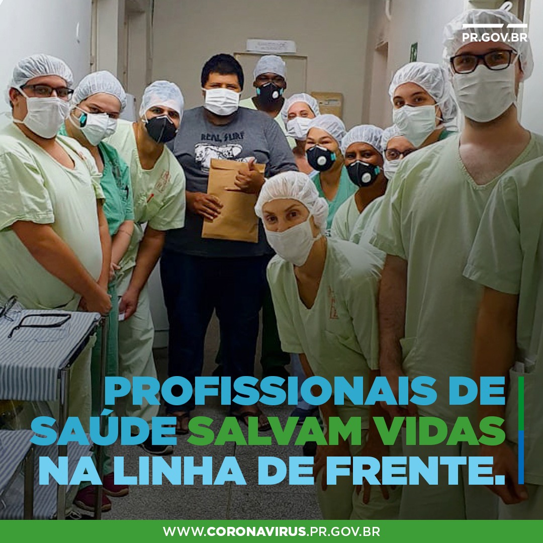 Profissionais de saúde salvam vidas na linha de frente