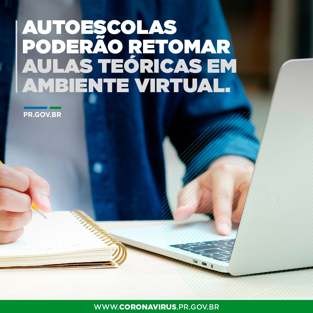 Autoescolas poderão retomar aulas teóricas em ambiente virtual