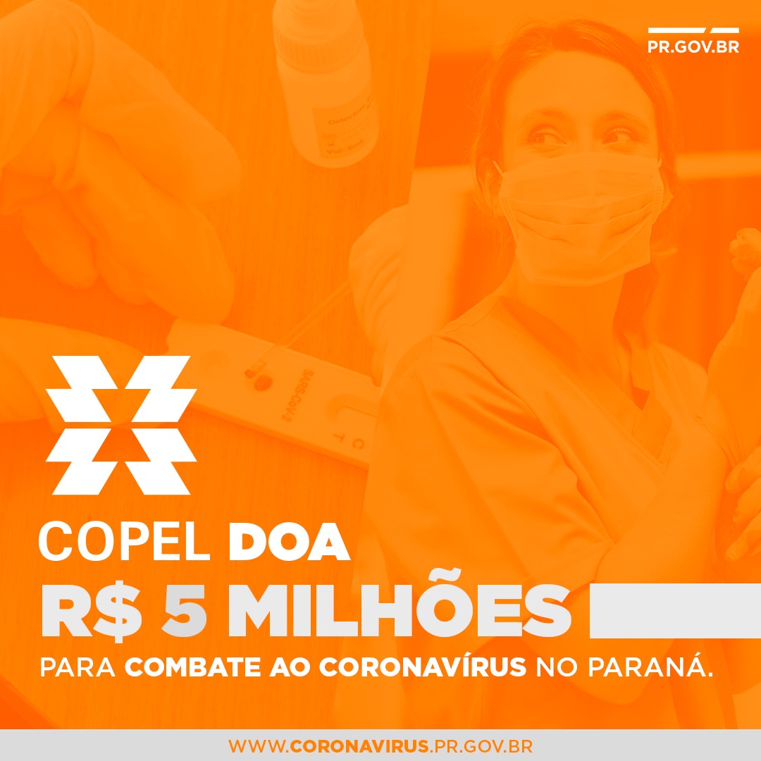 Copel doa R$ 5 milhões