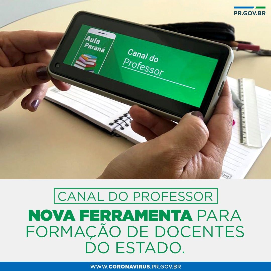 Nova ferramenta para formação de docentes do estado