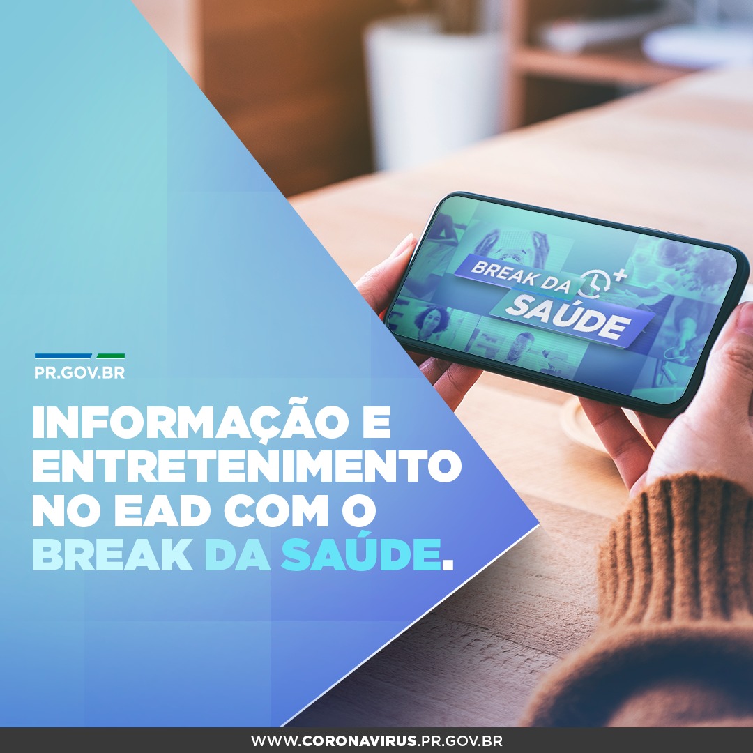 Informação e entretenimento no EAD com o Break da Saúde