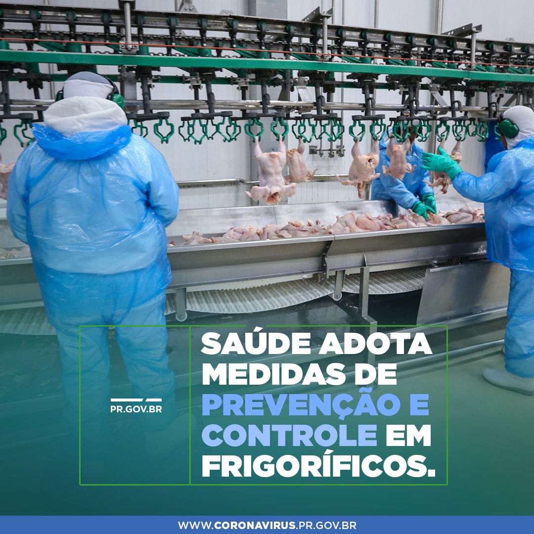 Saúde adota medidas de prevenção e controle em frigoríficos