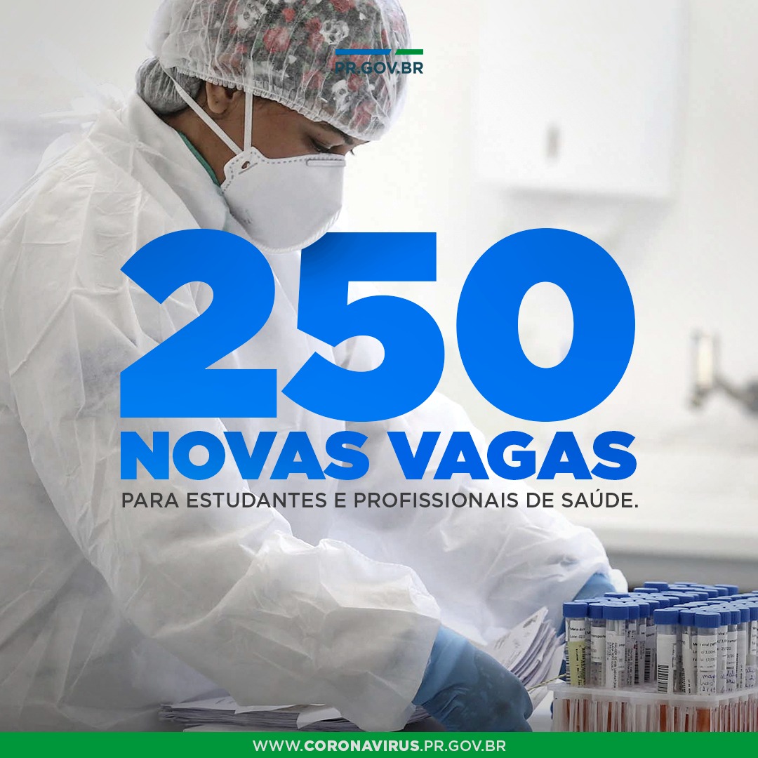 250 novas vagas para estudantes e profissionais de saúde