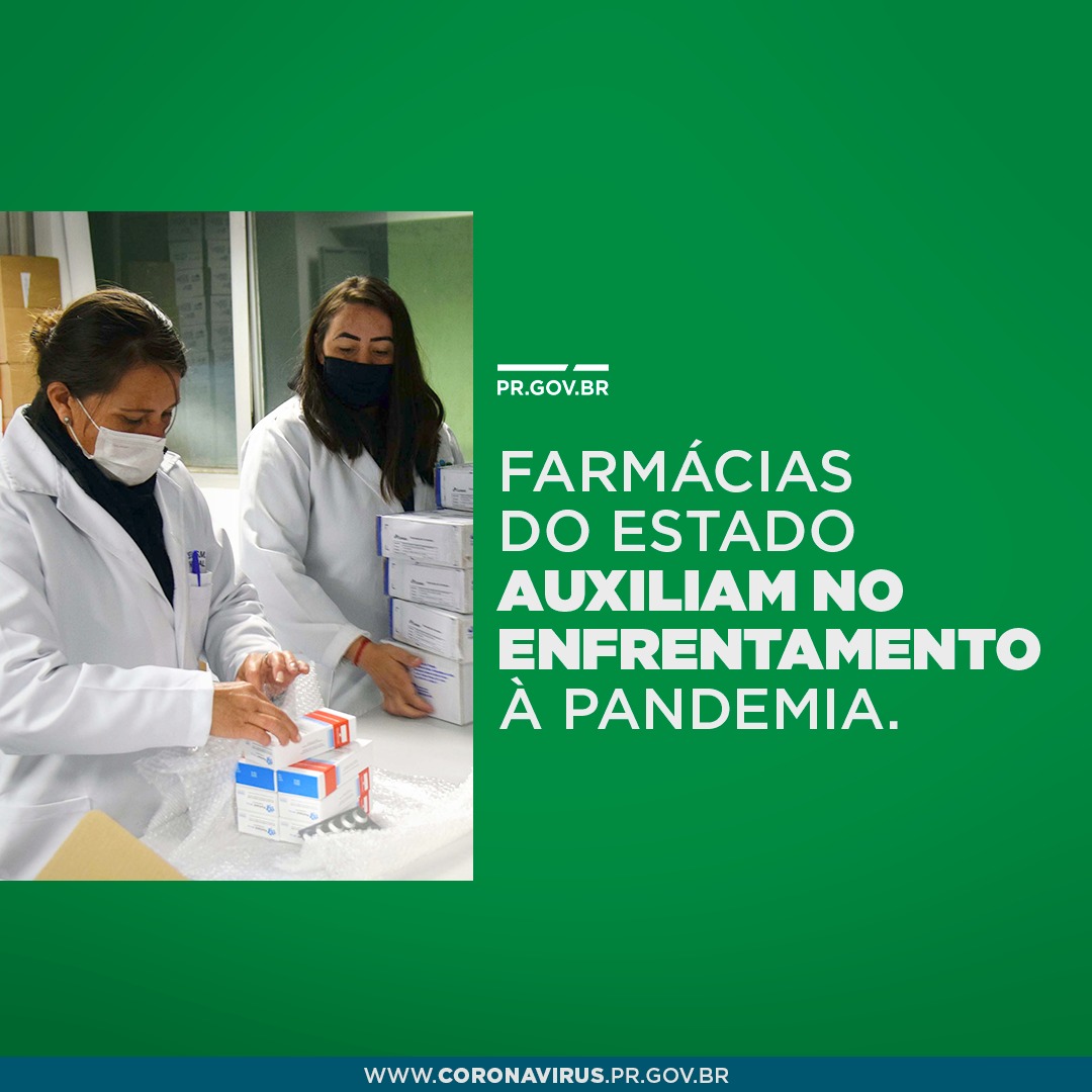 Farmácias do estado auxiliam no enfrentamento à pandemia